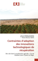 Contraintes d'adoption des innovations technologiques de récupération