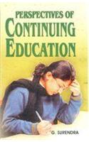 Perspectives Of Continuing Education Programme