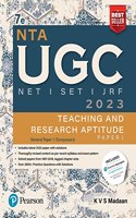 NTA UGC NET /SET/JRF Paper 1, Teaching and Research Aptitude â€“ 2023, Includes latest 2022 paper and 2600+ Practice Questions with Solutions | Includes NEP - 2020| 7th Edition - By Pearson