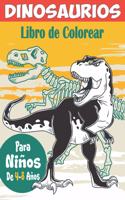 Dinosaurios Libro de Colorear para Niños de 4 a 8 Años
