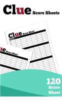 Clue Score Sheets