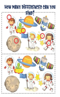 How Many Differences Can You Find?: Find the Differences Book for Kids - Where Is It? Unique Designs to Find Activity - Hours of Challenging Fun