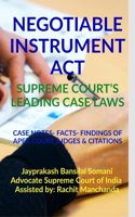 Negotiable Instrument Act- Supreme Court's Leading Case Laws