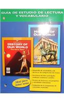 Prentice Hall History of Our World Reading and Vocabulary Study Guide Spanish 2005c