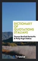 Dictionary of Quotations (Italian)