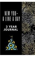 New You A Line A Day A 3 Year Journal