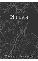 Milan Travel Notebook: 6x9 Travel Journal with prompts and Checklists perfect gift for your Trip to Milan (Italy) for every Traveler