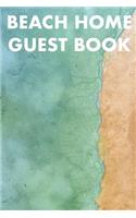 Beach Home Guest Book
