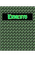 120 Page Handwriting Practice Book with Green Alien Cover Ernesto: Primary Grades Handwriting Book