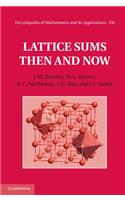 Lattice Sums Then and Now