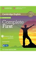 Complete First Student's Book without Answers with CD-ROM: (Complete)