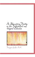 An Elementary Treatise on the Differential and Integral Calculus