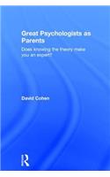 Great Psychologists as Parents: Does Knowing the Theory Make You an Expert?