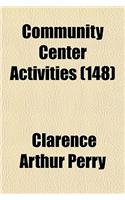 Community Center Activities (148): (English)