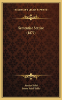 Sententiae Sextiae (1879)