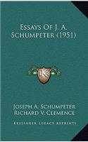 Essays Of J. A. Schumpeter (1951)
