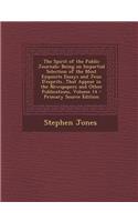 The Spirit of the Public Journals