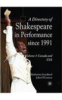 Directory of Shakespeare in Performance Since 1991