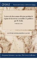 Lettres de Deux Amans Detenus Pendant Le Regime de la Terreur