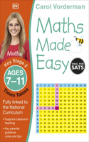 Maths Made Easy: Times Tables, Ages 7-11 (Key Stage 2): Supports the National Curriculum, Maths Exercise Book(Made Easy Workbooks)