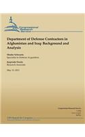 Department of Defense Contractors in Afghanistan and Iraq