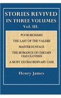 Stories Revived in Three Volumes: Vol. III.