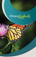 Fitness Logbook: 50 Pages, 5.5 X 8.5 Monarch Butterfly