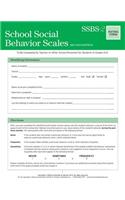 School Social Behavior Scales Rating Form