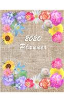 2020 Planner: Daily Weekly and Monthly Planner - January 2020 to December 2020 - Organizer & Diary - To do list - Notes - Month's Focus - Elegant Country Cover wi