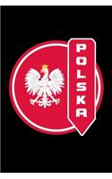 Poland Flag Notebook