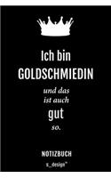 Notizbuch für Goldschmiede / Goldschmied / Goldschmiedin
