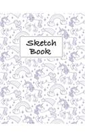 Unicorn Color me Cover Sketch Book: colored sketch book, color sketch book, colorful sketch book, coloring sketch book, unicorn sketch book, color sketchbook, colored sketchbook, color