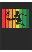Fußball Fußballspieler Notizbuch