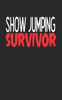 Show Jumping Survivor: 6x9 - notebook - 120 pages - lined