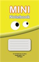Mini Notebook for Kids ( Graph paper 1 cm - yellow edition )