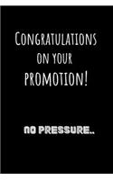 Congratulations on Your Promotion! No PRESSURE..