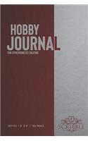 Hobby Journal for Synchronized skating: 150-page dotted grid Journal with individually numbered pages for Hobbyists and Outdoor Activities . Matte and color cover. Classical/Modern design.(1115 Hobby Journal)