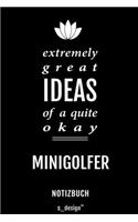 Notizbuch für Minigolfer