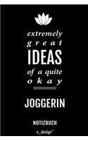 Notizbuch für Jogger / Joggerin: Originelle Geschenk-Idee [120 Seiten liniertes blanko Papier]