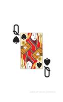 Queen Of Spades: Poker Card Notebook With Lined Wide Ruled Paper For Work, Home Or School. Cool Notepad Journal For Taking Notes, Diaries Or Journaling For Poker Fan