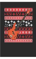 Christmas Sweater - Bass Guitar: Graph Paper Notebook - Christmas Gift for Kids, Women, Men Girls And Boys