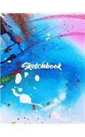 Sketchbook: 8.5" X 11", Personalized Artist Sketchbook: 120 pages, Sketching, Drawing and Creative Doodling. Large Blank Pages For Sketching, Practice How To Dr