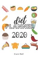 Diet Planner 2020: 13 Weeks Daily Activity and Fitness Tracker To Help You Become The Best Version of Yourself - Diet-planner-trim-size-6-x-9-no-bleed-111-pages-cover-
