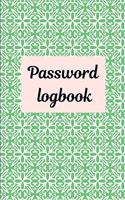 Password Logbook: Personal internet password keeper and organizer.