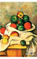 Cezanne Notebook: Curtain, Jug and Fruit Journal - 100-Page Beautiful Lined Art Notebook - 6 X 9 Artsy Journal Notebook (Art Masterpieces)