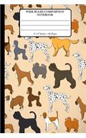 Wide Ruled Composition Notebook 6