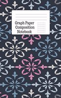 Graph Paper Composition Notebook: 5 Squares Per Inch - 100 Pages - 7.5 x 9.25 Inches - Paperback(84 Composition Book One)