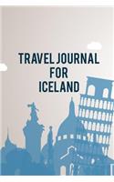 Travel Journal For Iceland