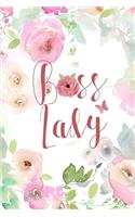 Boss Lady: Blank Lined Journal, 120 6x9 White Lined Pages