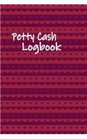 Petty Cash Logbook: Hot Pink, Cash Recording Ledger for Tracking Financial Payments Within the Office Department or Club.